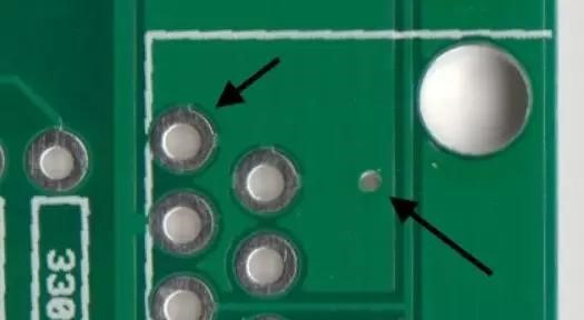 PCB上塞孔正反两面