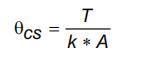 Theta-cs (θcs) 计算